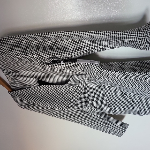 NWT JASON WU HOUNDSTOOTH LONG SLEEVE DRESS.SZ-M - Picture 7 of 8